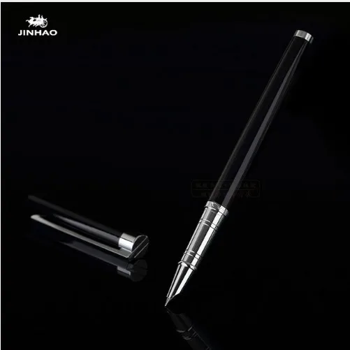

Jinhao 126 High-grade Extra Fine Platinum Fountain Pen with 0.38mm Nib canetas ink converter metal gift Pen Free Shipping