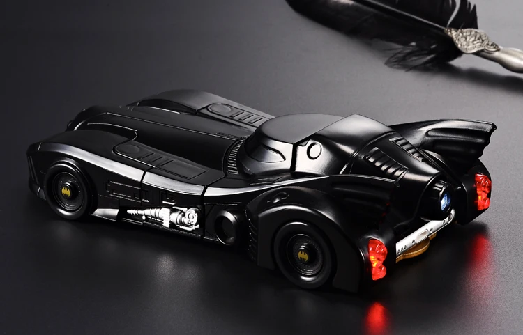 3D Bandai Batmobile Crazy Case with Batman Projector Light - Free Toughened Glass Film - for Apple iPhone 6 6S 7 8 Plus image 3