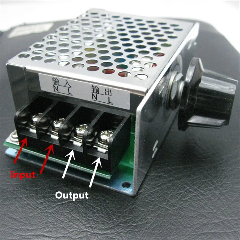 

4000W High Power SCR Controlled Electronic Voltage Regulator Light Regulator Speed Regulation Temperature Regulation With Fuse