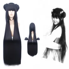 Huo Xiuxiu The Journey of Flower hair jewelry 810g 100cm synthetic straight hair accessories extension for wigs with chignon