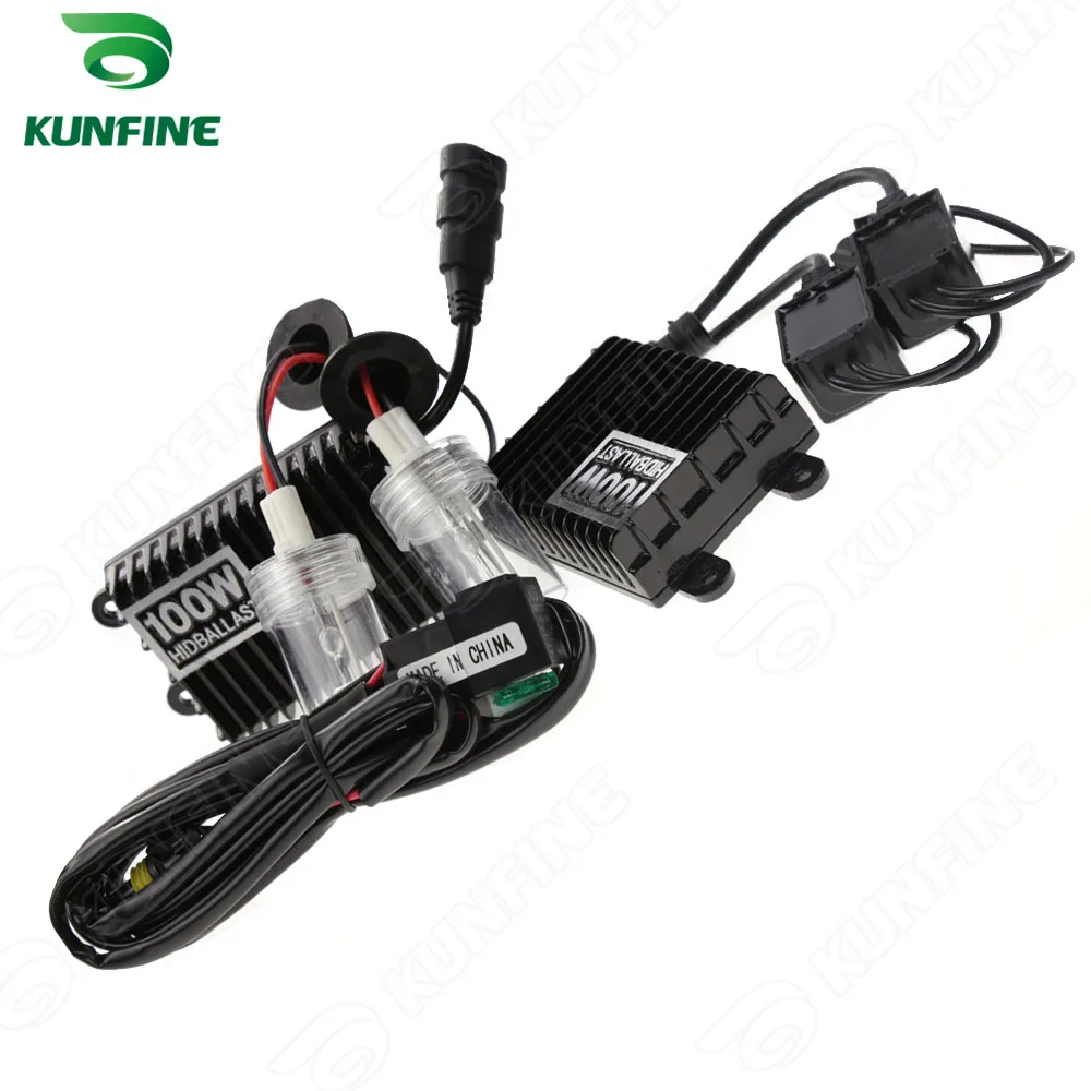 12V 100W Xenon Headlight H4 2 HID Conversion xenon Kit Car HID light with AC ballast