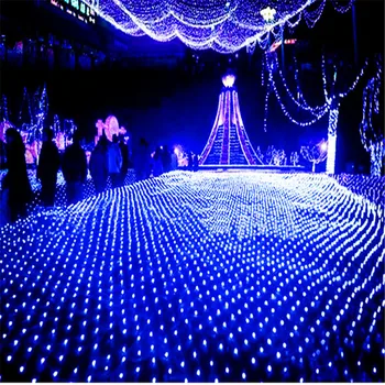 

8 Flash Mode 220V 3M*2 M 320Leds Waterproof LED Net Fairy String Lights ice bar lamp For Home Garden Christmas Wedding Outdoor