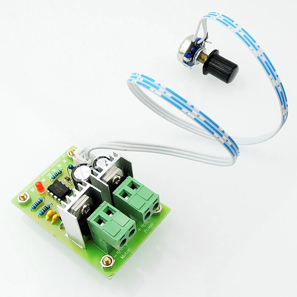 

10pcs/lot 12V24V36V 10A DC Motor Speed Controller PWM Adjustable Driver Control 200W Speed Governor DC motor speed controller