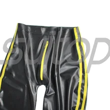 Suitop мм 0,4 мм латексные резиновые клееные леггинсы с молнией спереди брюки для девочек мотобрюки распродажа