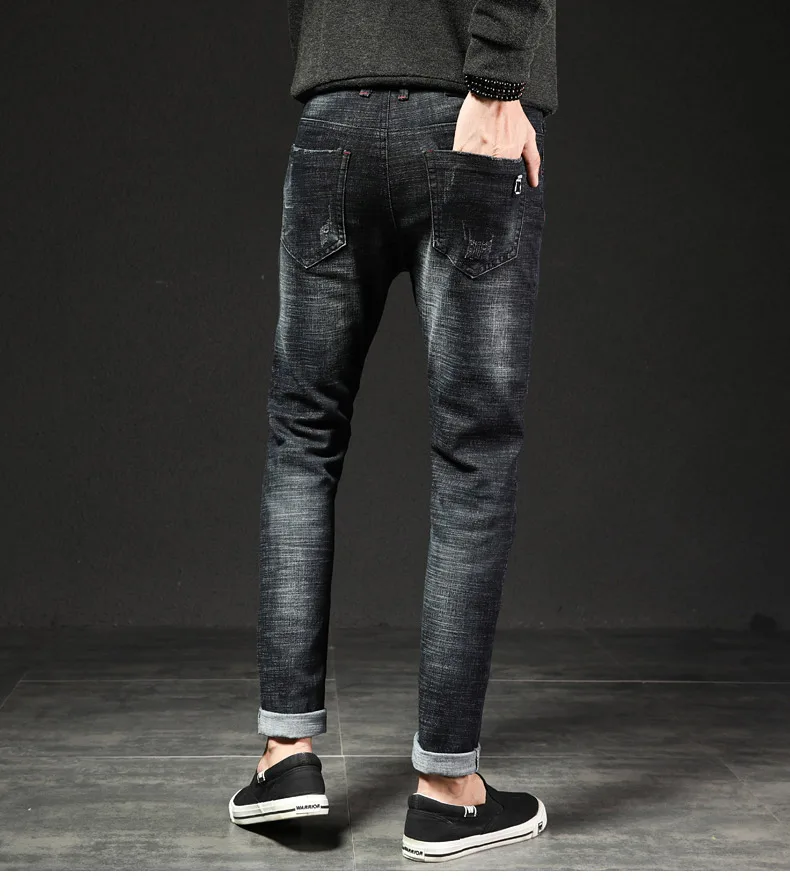 KEGZEIR 2019 новые классические модные джинсы мужские повседневные Slim Fit мужские s джинсы Брендовые стрейч джинсы для мужчин Calca Jjeans Masculina