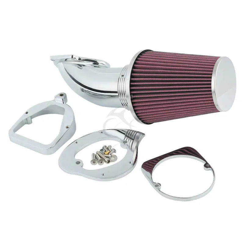 Chrome Air Cleaner Cone Intake Filter For Honda Shadow Spirit 750 1998