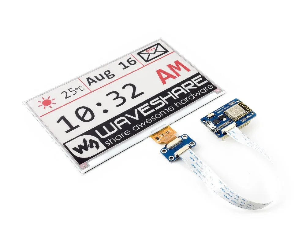 Waveshare универсальная электронная бумажная плата драйвера с Wi Fi SoC ESP8266