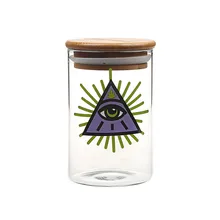 Для курения Dogo герметичный контейнер для кофе, таблеток, чехол с широким горлышком, 420 банка с модным УФ дизайном