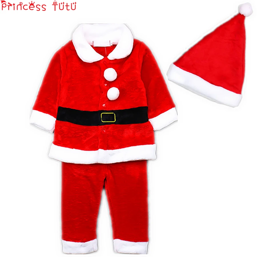 0 3 Years Santa Claus Kids Clothes Baby Girl Boy Clothes Christmas