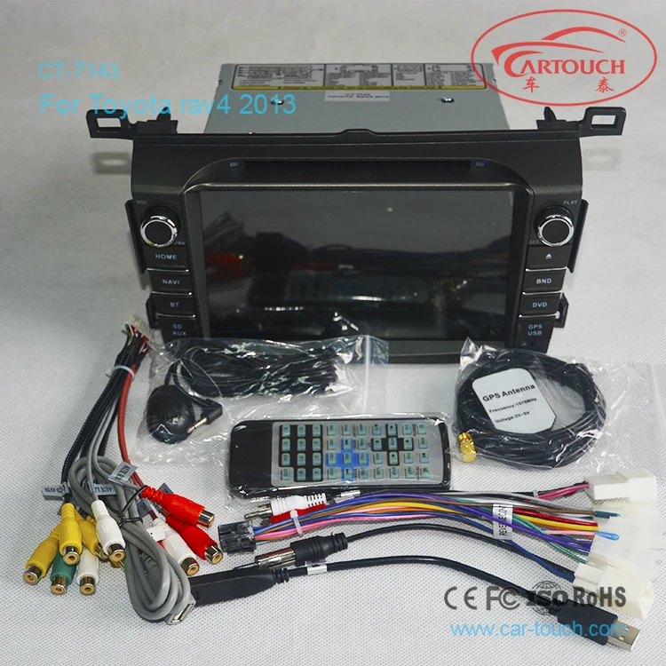 Sale Free shipping Cartouch(R) 8" Truck Lorry GPS Navigation 8GB SAT NAV Map Free Update CAR DVD PLAYER  FM FOR TOYOTA RVA4 2013 1