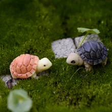 ZOCDOU 2 шт. черепаха песчаный пляж благоприятное животное морская черепаха Малайзия японская модель небольшие статуэтки ручной работы дома DIY орнамент