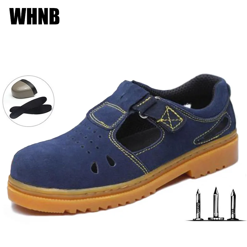

Work Sandals Men Women Construction Petroleum Machinery Smelting Protective Safety Shoes Anti-smashing Stab-resistant Work Shoes