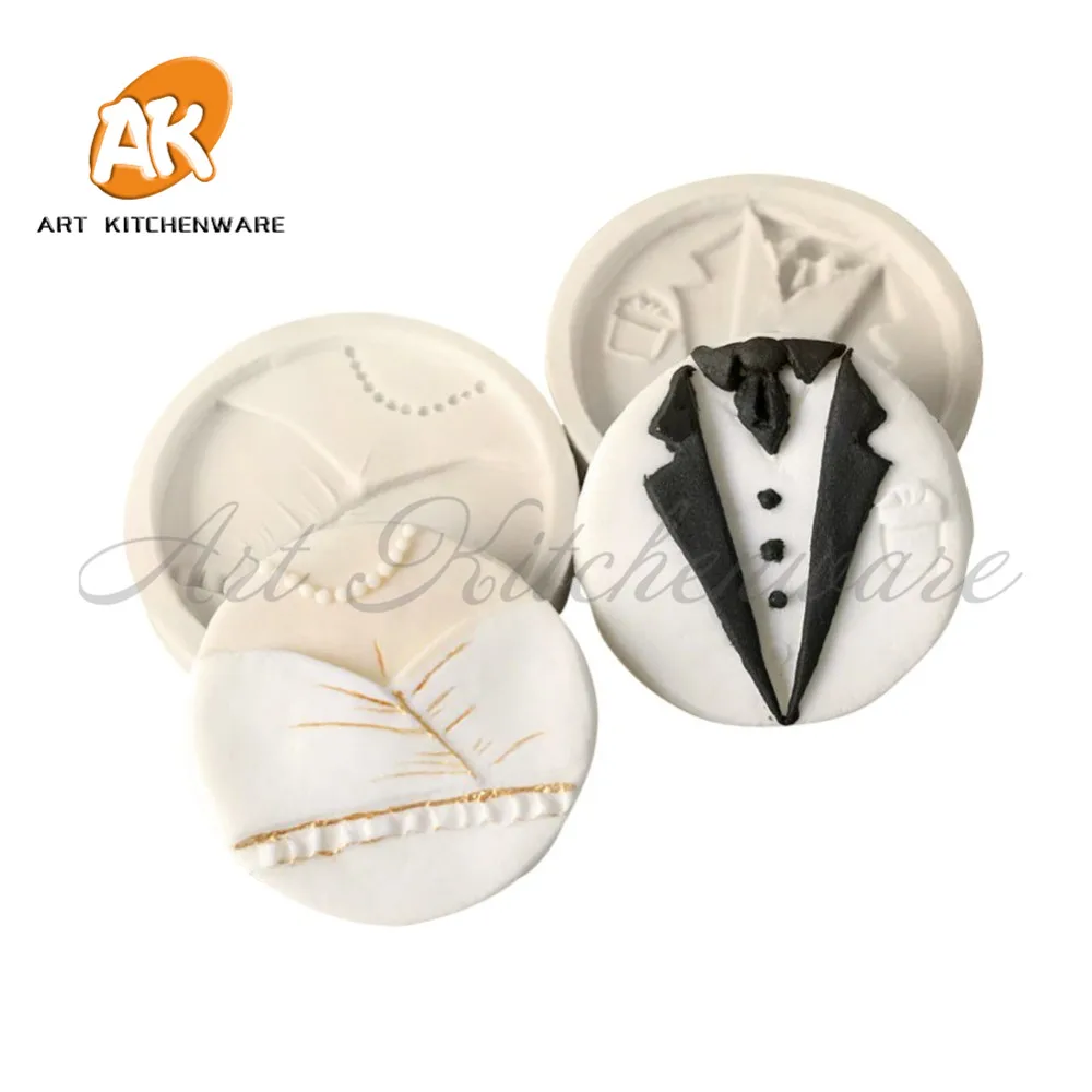 

Small Silicone Mold Men's suit bow tie 3d Silicone Mold Fondant Cake Decorating Tools Fondant Mould Chocolate Mold SM-1502