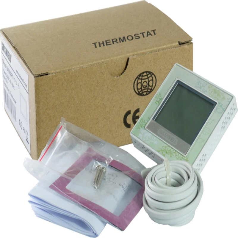 Цифровой комнатный термостат для проводной системы нагрева воды T12 WHL-7(EN)-485, термостат для нагрева воды с 485 связью