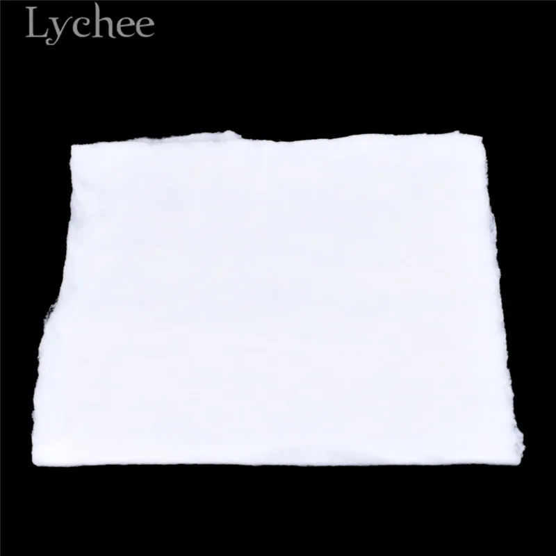 Lychee Life 5 мм подкладка из хлопка белой ткани без клея высококачественные материалы