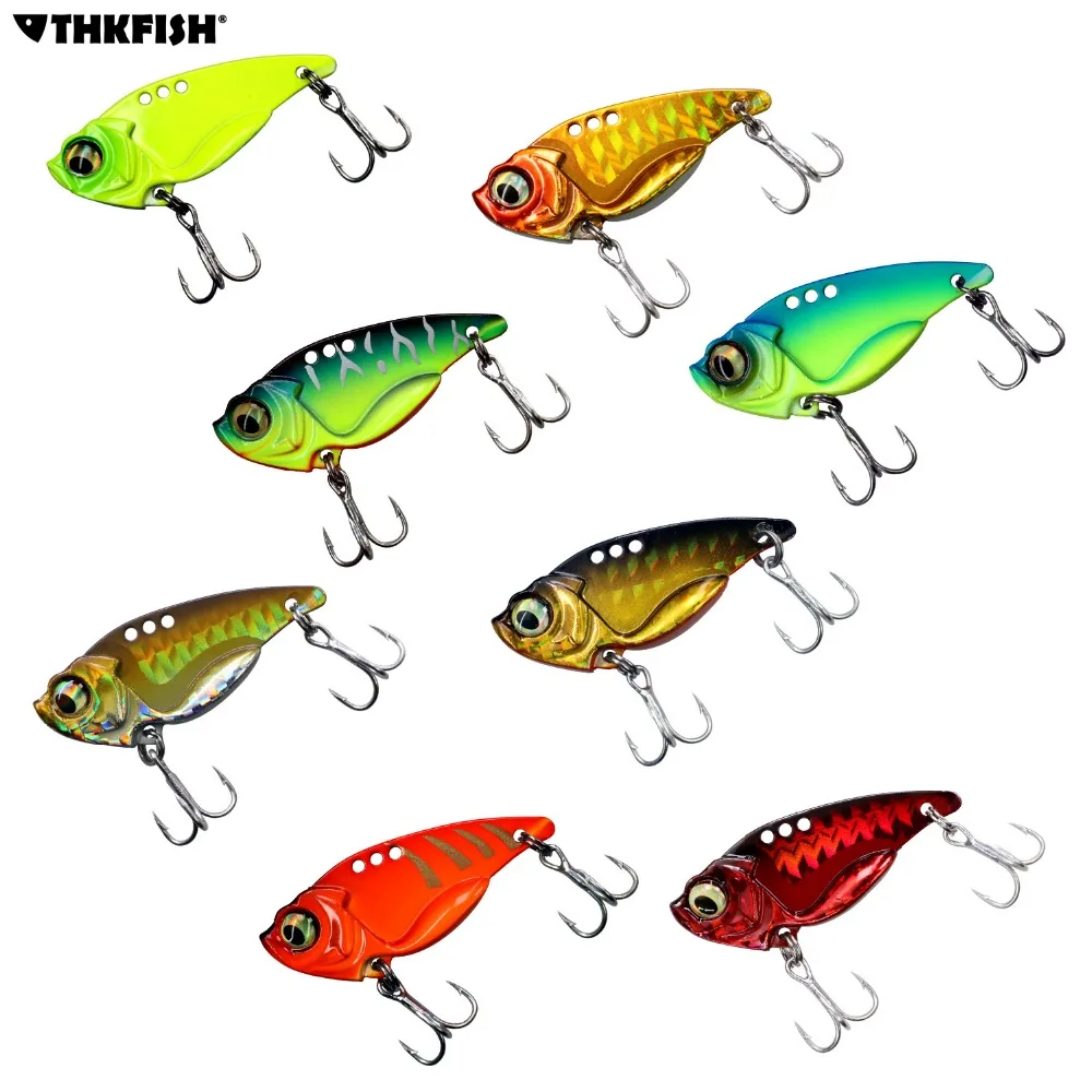 

1 piece 10g/0.35oz VIB Metal Fishing Lures Vibrations Spoon Lure For Bass Hard Bait Metal Laser Vib Vibration Lure With Spoon
