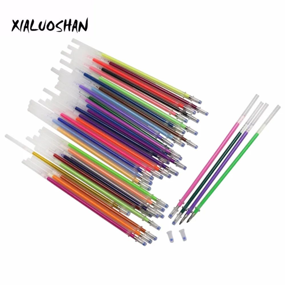 

36 Pcs Gel Pen Fluorescent Refills 36 Color Cartridge Flash Pen Environmentally Friendly Ink Painting Graffiti Gifts Stationery
