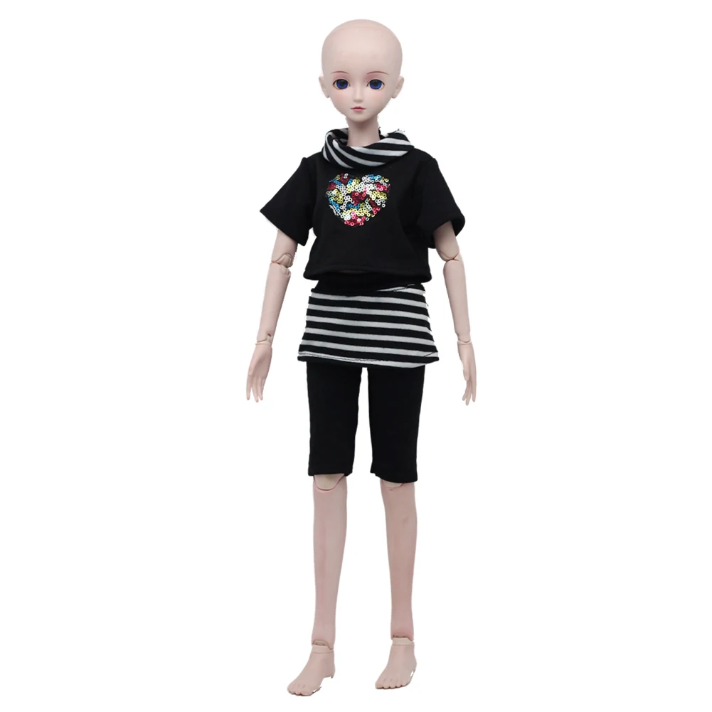 Спортивная футболка для куклы BJD 60 см, 1/3, Одежда для кукол, повседневная одежда, повседневная одежда, модные кукольные аксессуары, игрушки для девочек «сделай сам»