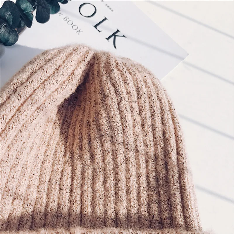 Новые зимние шапки для мужчин и женщин Skullies Beanies женские модные теплые шапки унисекс эластичные вязаные шапки высокого качества