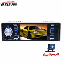 4.1 дюймов HD TFT 1 DIN Авто Радио Bluetooth автомобиля Радио звуковых систем головное устройство с USB SD AUX A2DP разъем iso