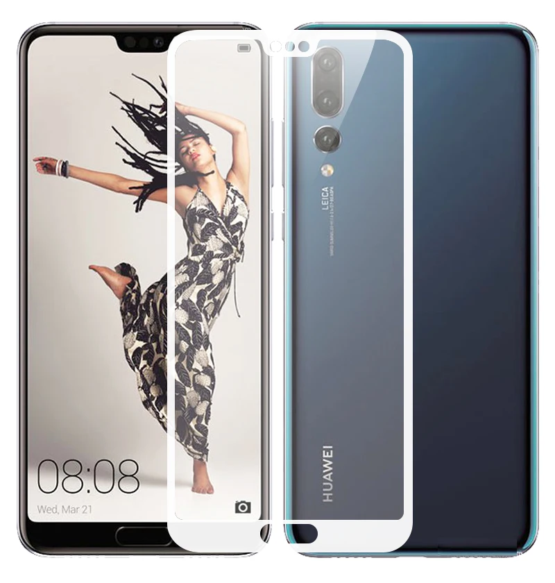 3D закаленное стекло для Huawei P20 полноэкранная Взрывозащищенная защитная пленка Pro
