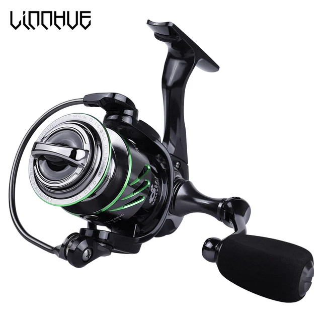 $US $18.80 LINNHUE New Really 9+1 Metal Bearings Fishing Reel 5.2:1 Gear Spinning Reel1000H Max Drag Power Car
