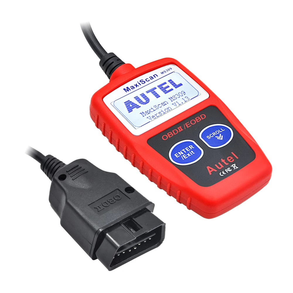 Диагностический сканер MaxiScan MS309 OBD2 OBDII EOBD считыватель кодов автомобиля тестер
