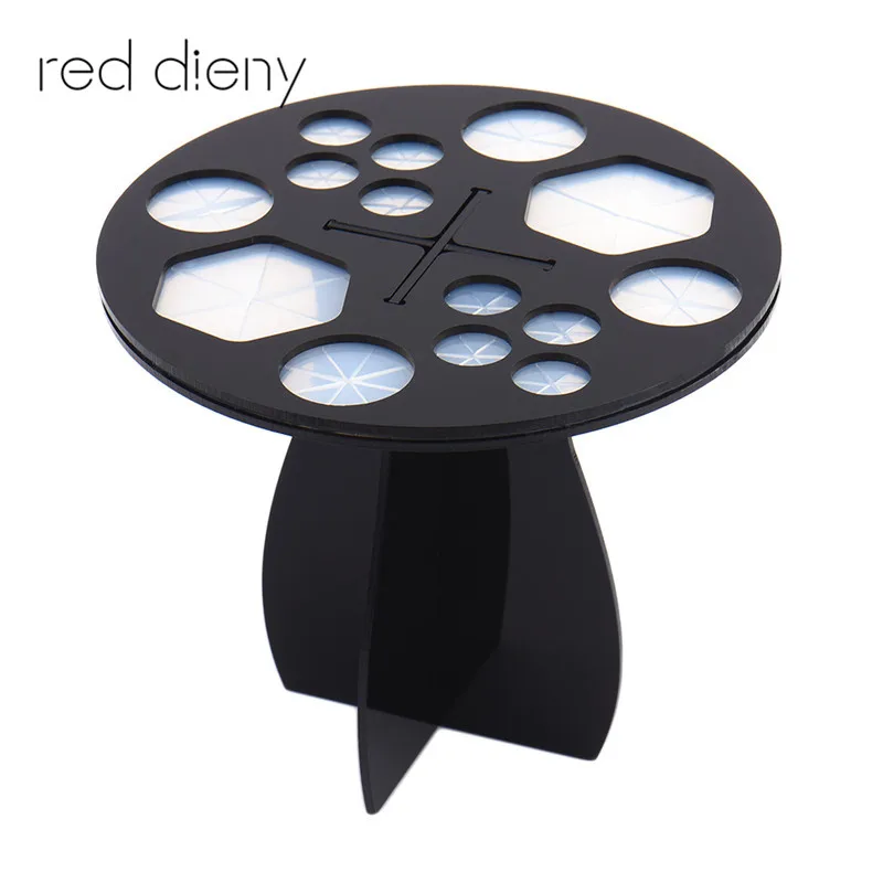 

Acrylic Board Cosmetic Makeup Brush Holder Brush Drying Display Stand Storage Makeup Brush Set Showing Rack Organizer