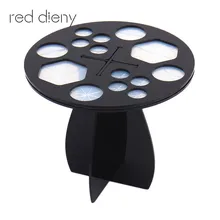 Acrylic Board Cosmetic Makeup Brush Holder Brush Drying Display Stand Storage Makeup Brush Set Showing Rack Organizer