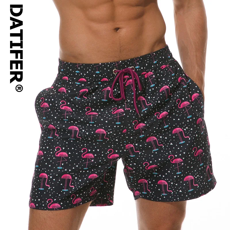 DATIFER Men's Sports Short Beach Shorts Bermuda Board Shorts Surfing Swimming Boxer Trunks Bathing Suits Swimwear Swimsuits