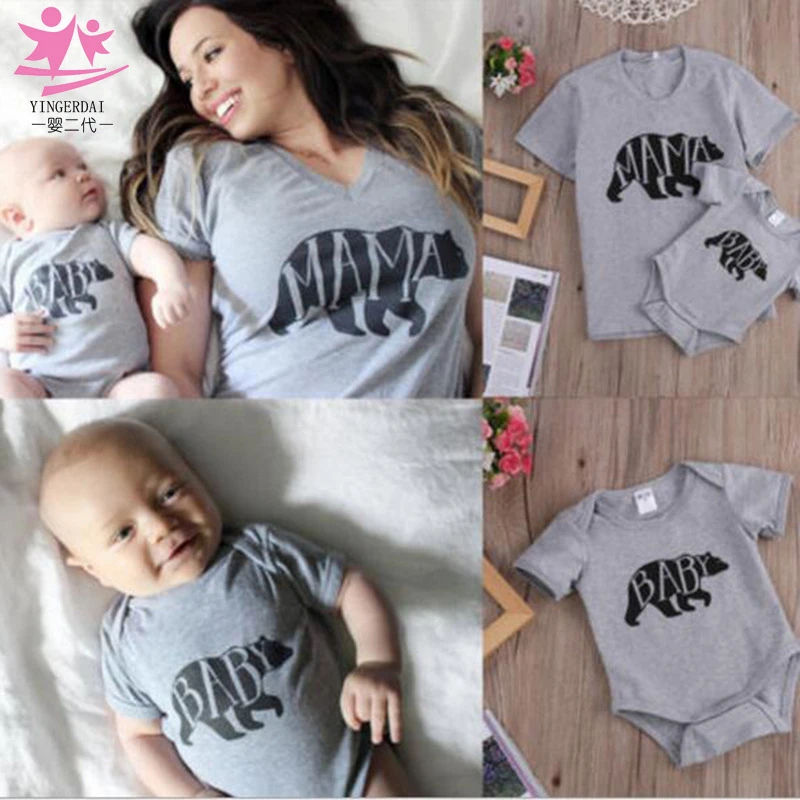 matching outfit baby and mum