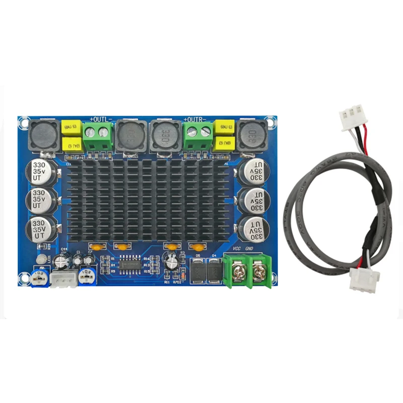 TPA3116D2 High-power Digital Power Amplifier Board Amplificador Dual Channel 150W*2 DC 12-26V Preamplifier Audio Amplifiers TPA3116D2 High-power Digital Power Amplifier Board Amplificador Dual Channel 150W*2 DC 12-26V Preamplifier Audio Amplifiers