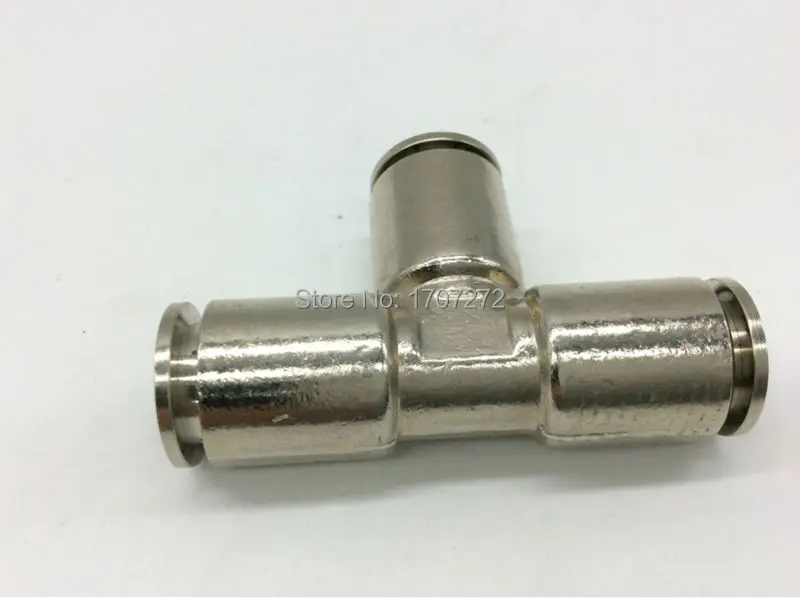 Free Shipping Brass Quick Connectors T Type Pipe Fitting,copper Fitting