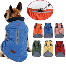 Imperméable à l'eau bouledogue français Golden Retriever gilet veste hiver chien vêtements pour chiens de taille moyenne chaud gros chien vêtements manteaux