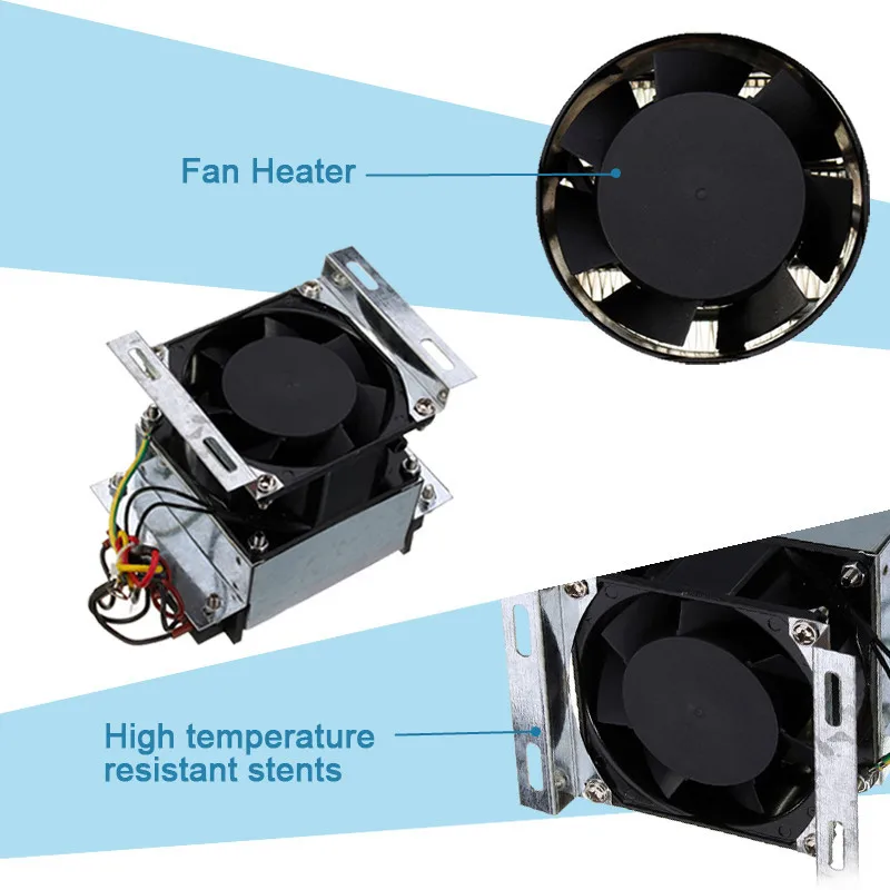 Электрические обогреватели с постоянной температурой промышленный PTC тепловентилятор 300 Вт 220 В AC инкубатор воздушный тепловентилятор сушильное устройство