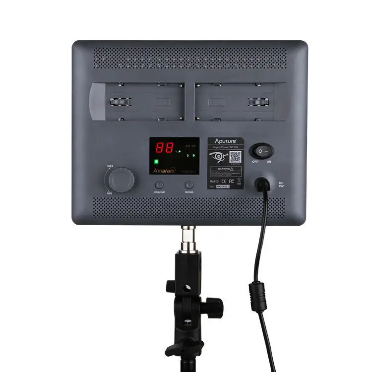 Aputure 2x HR672S + HR672W CRI 95 + LED 비디오 라이트 키트 + 6 * NP-F970 + 듀얼 충전기