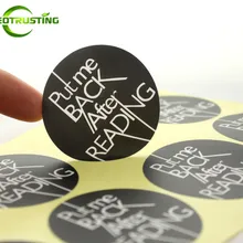 Leotrusting 1000 шт. Пользовательские печати, клейкая круглый Наклейки матовая Свадебная вечеринка одежда Игрушечные лошадки Коробки упаковки Наклейки