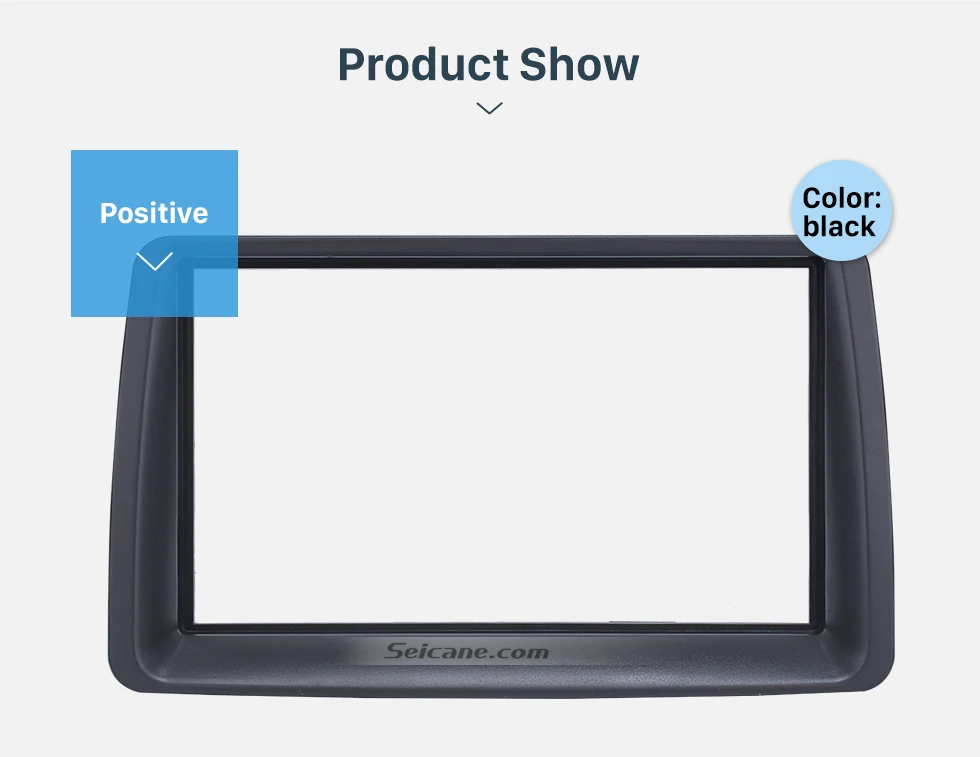 Seicane двойной Din Автомобильная Радио Рамка для приборной доски тире отделка монтажный комплект для 2003-2012 FIAT PANDA автомобильный Стайлинг Авто Стерео адаптер