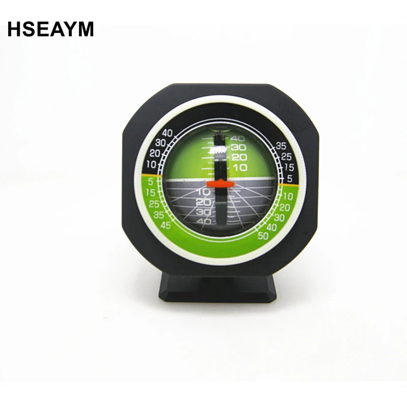 HSEAYM High precision Vehicle Car Slope Meter Level Car Compass Luminous Gradient font b Instrument b