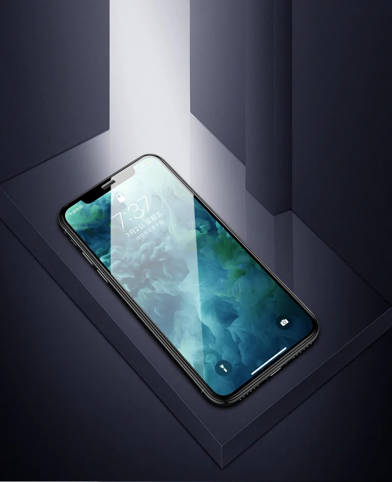 10D закаленное стекло пленка для iPhone X 7 8 6 6s Plus защита экрана полное покрытие