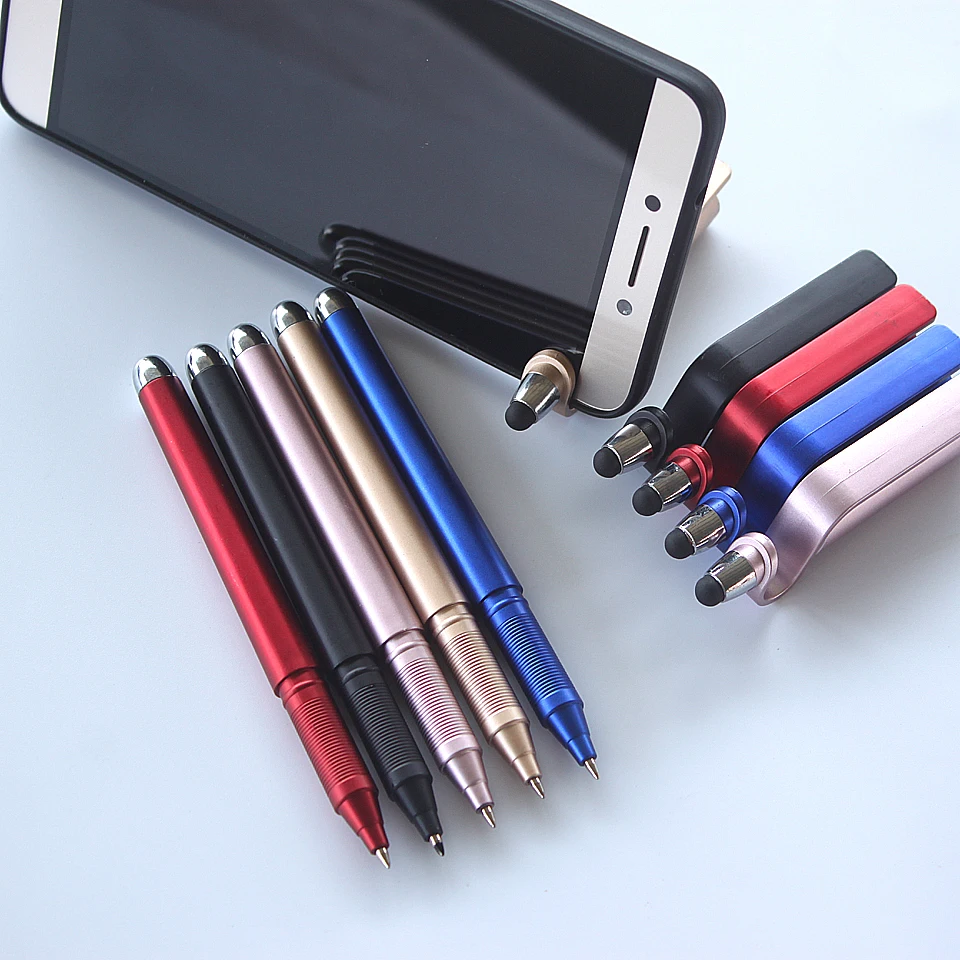 

Superior Quality Gel Pens Cute Phone Bracket Pen Black Ink 0.5mm Very Good Writing Gel Ink Pen School Office Supplies