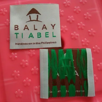 

Custom Cream damask cloth woven label shirt/dress/sweater 50 mm * 45 mm