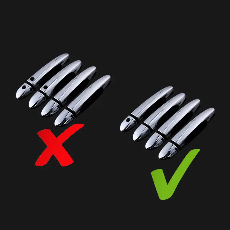 Accessories Fit For 2010- Mazda 3 M3 Bl Bm Chrome Door Handle Cover Cap Trim Molding 2011 2012 2013 2014 2015