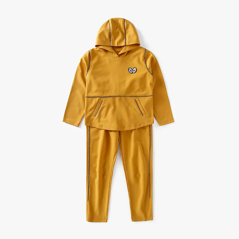 

5 6 7 8 9 10 11 12 13 Years Girls Sports Suit Kids Teens Clothes Set Autumn Wear Hooded Long Sleeve Sweatshirt + Pant 2pcs Set
