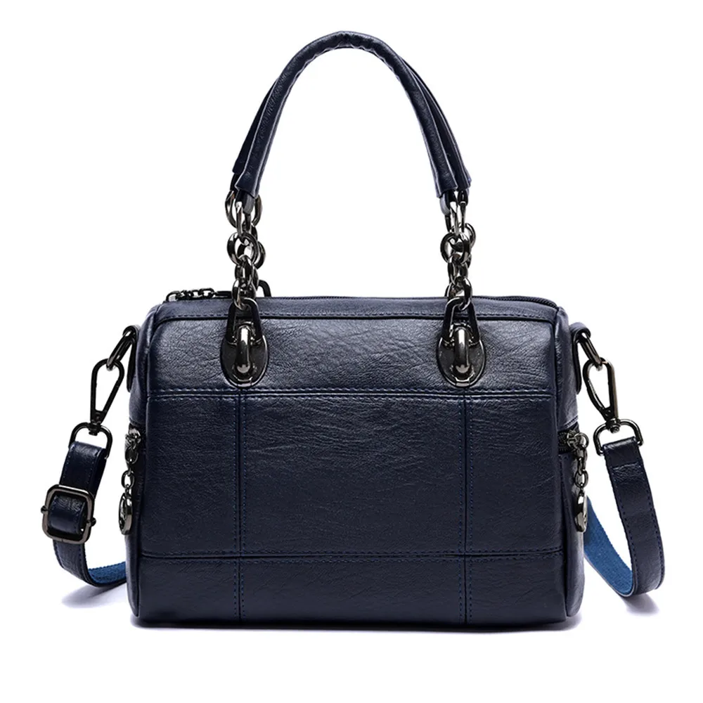 vintage senhoras mão sacos casuais boston tote saco um principal