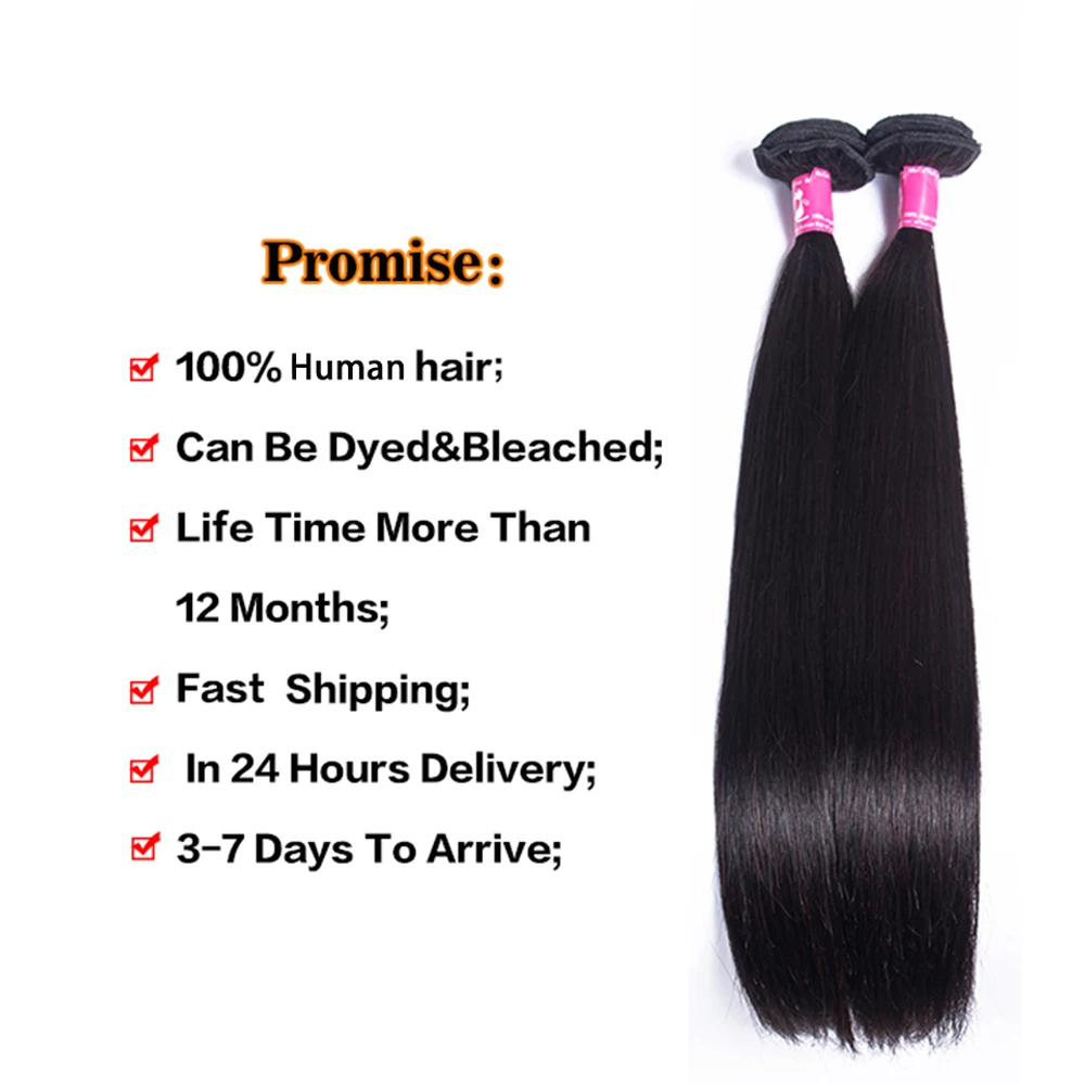 MS пряди для кошачьих волос, малазийские 3 пряди, прямые/человеческие вплетаемые волосы, натуральные черные волосы remy для наращивания "-26"
