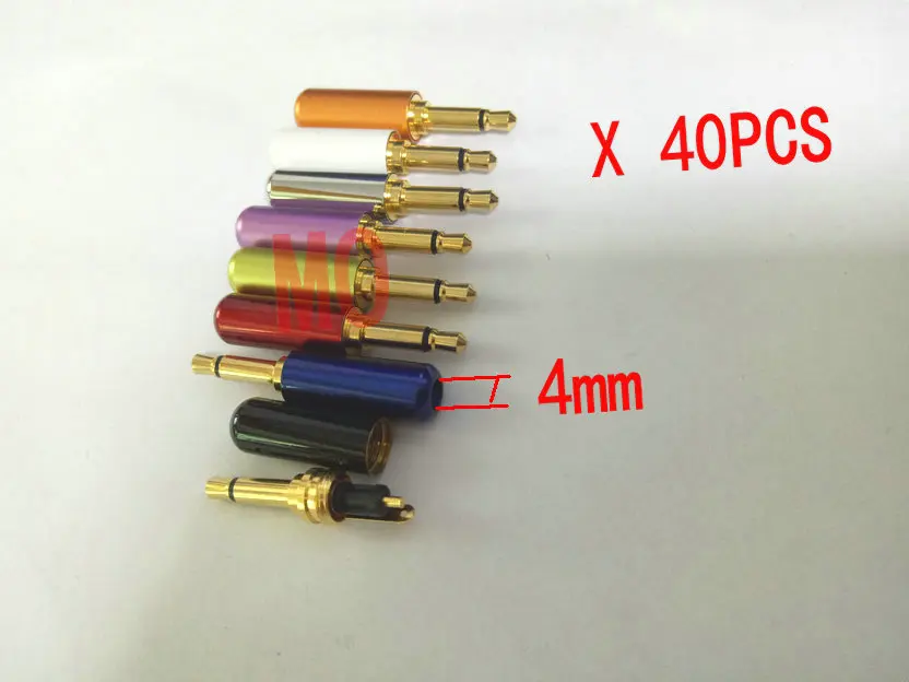 

40pcs/120pcs 8 color Mini Plug 3.5mm MONO Plug soldering ADAPTER