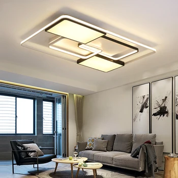 

New arrival modern LED chandelier small living room bedroom study room interior dimming chandelier home lighting free shipping