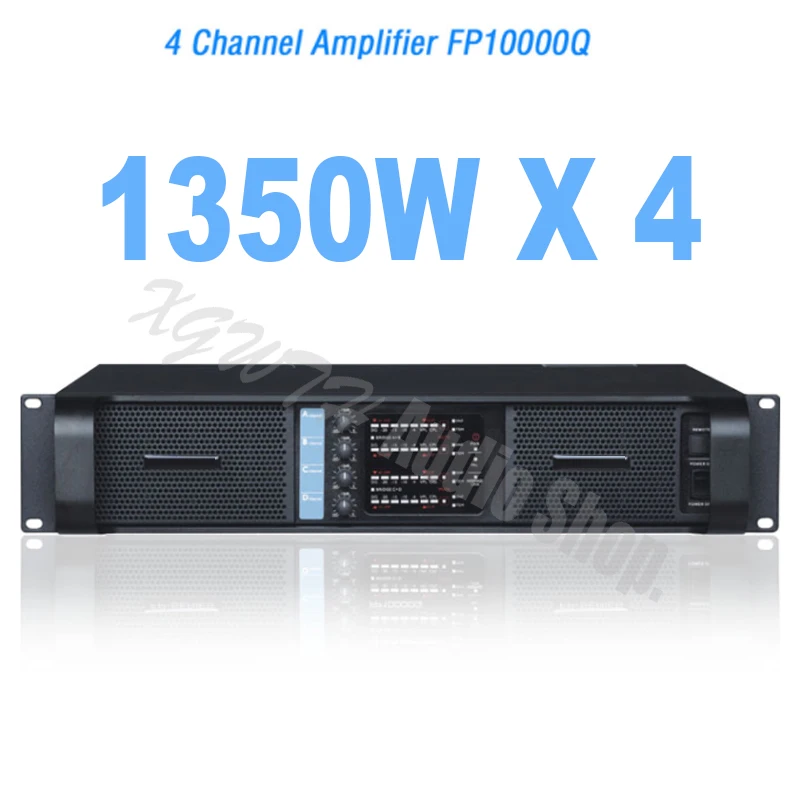 US $728.65 4 Channel Switching Power Amplifier 1350W X 4 Stage Performance Line Array Digital Power Audio Sound Amplifier Power FP10000Q