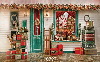 

SJOLOON Christmas indoor photography background children photo backdrops computer photo background Fond photo studio vinyl prop
